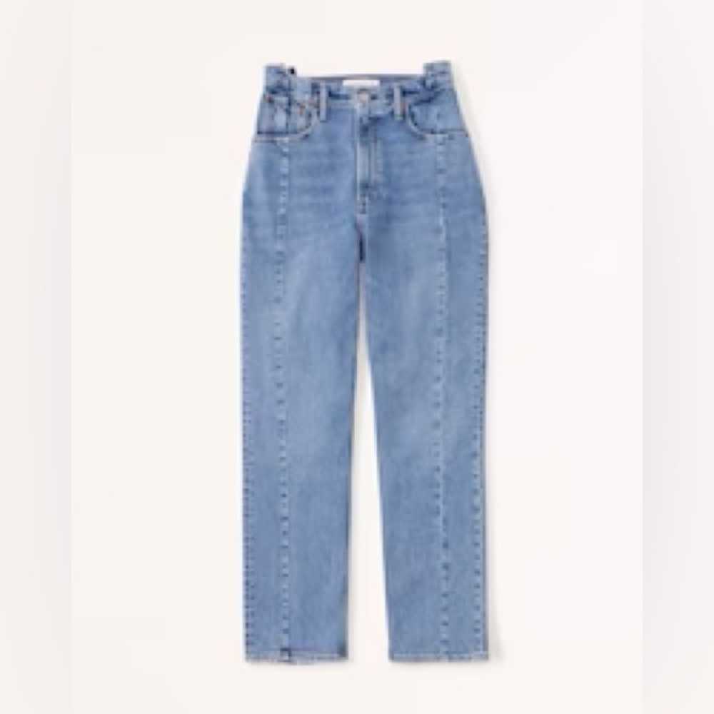 A&F 90s straight ultra high rise jeans curve love 26R